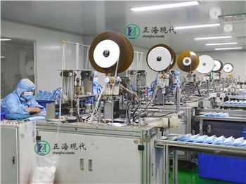 口罩廠生產(chǎn)車間